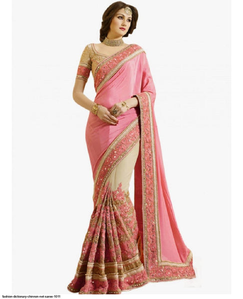 Fashion Dictionary Chinnon Net Saree