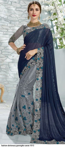 Fashion Dictionary Georegtte Saree 1013