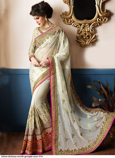 Fashion Dictionary Net With Geroegtte Saree