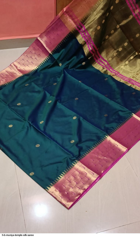 Muniya Temple Silk Saree