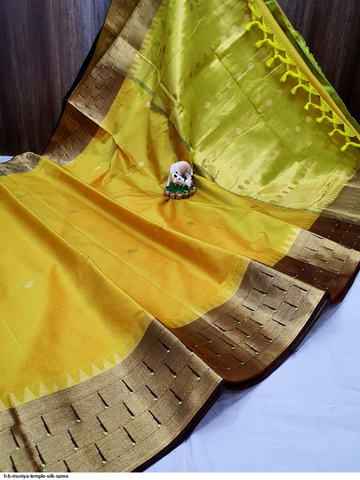 Muniya Temple Silk Saree