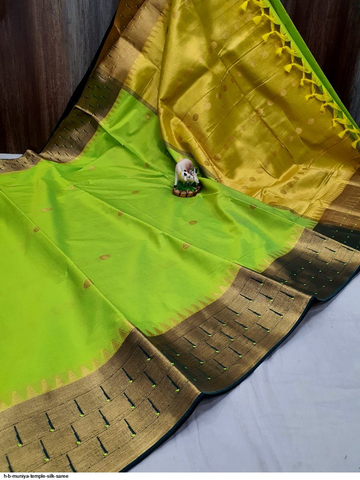 Muniya Temple Silk Saree