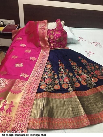 Hit Design Banarasi Silk Lehenga Choli