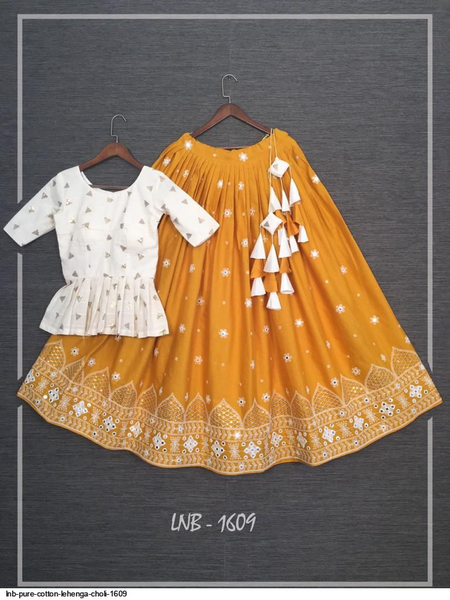 Lnb Pure Cotton Lehenga Choli