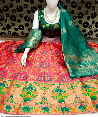 Palani Creation Patola 2021 Banarasi Silk Lehenga Choli