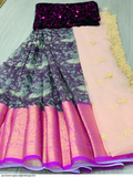 Pure Kanchi Organza Digital Lehanga Choli