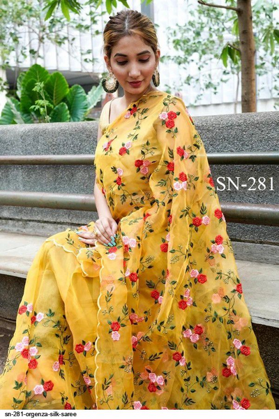 Sn 281 Orgenza Silk Saree