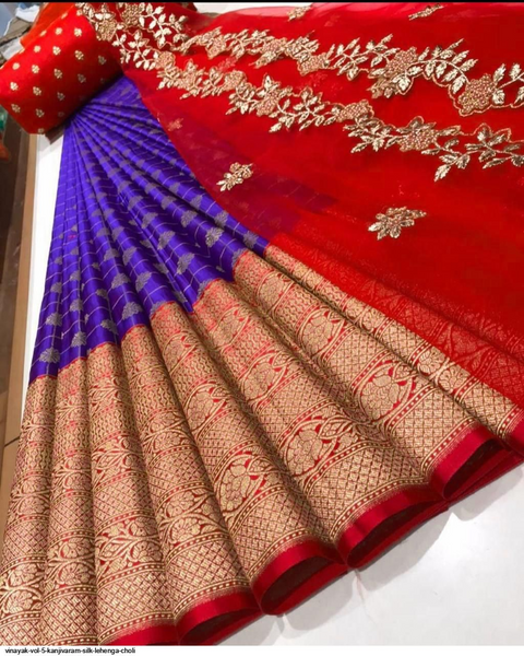 Vinayak Vol 5 Kanjivaram Silk Lehenga Choli